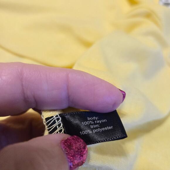 The Limited butter yellow Rosette detail top size XL Work Church Office Teacher - Picture 8 of 8